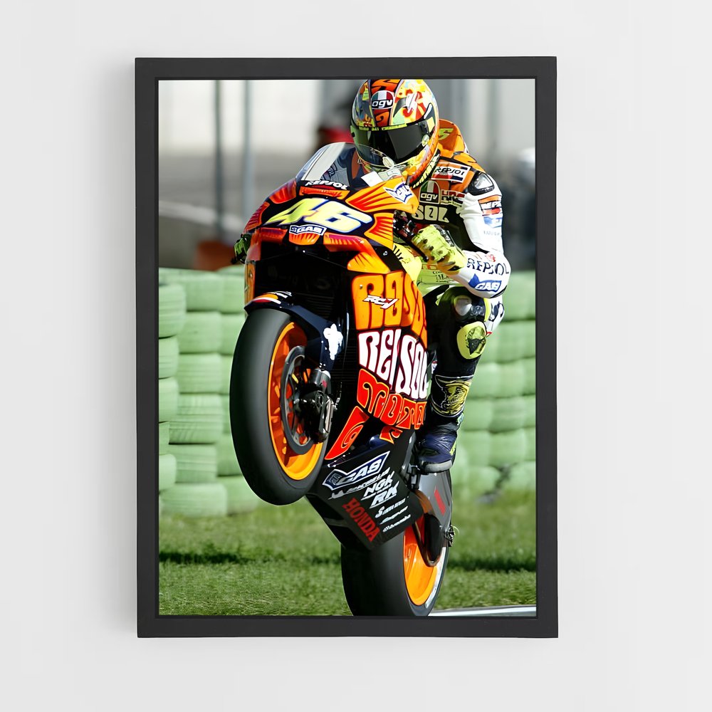 Poster Rcv motogp dynamique – affiche Honda Moto (vue 2)